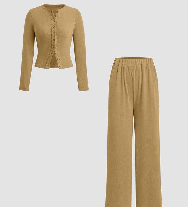 FLORLIET - Ribbed Crop Top with Elastic Details
