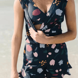 Curl Curl - Ruffled Swimsuit with Built-in Chest Support
