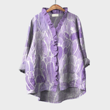 Purple Floral Print Blouse - Daisy Collection