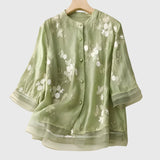 Nellie | Chic Floral Embroidered Blouse