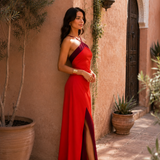 Wategos - Side Slit Halter Dress