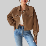 ESTRELLA™ – Timeless Collared Button-Up Jacket