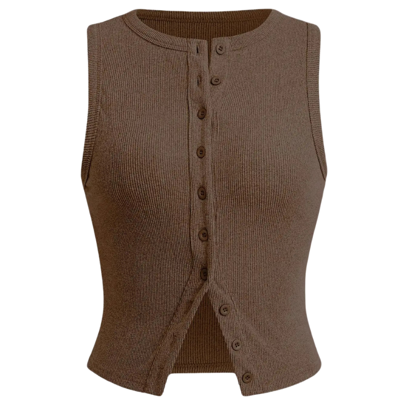 Kylie - Timeless Ribbed Casual Crop Tee
