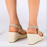 Raine – Woven Platform Wedge Sandals