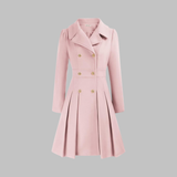 DAMI™ - Elegant Double Button Long Sleeve Coat