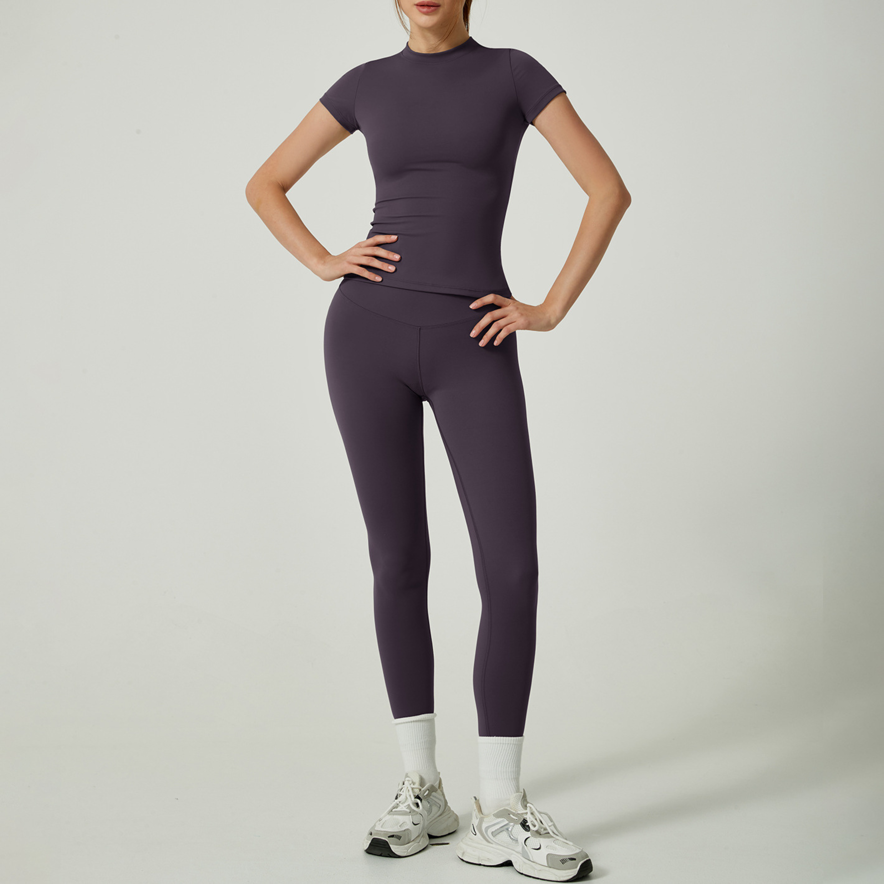 UBE™ - Relaxed Plain Top and Leggings Lounge Set