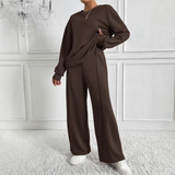 TINIDORT - Long Sleeve Sweatshirt with High Neck