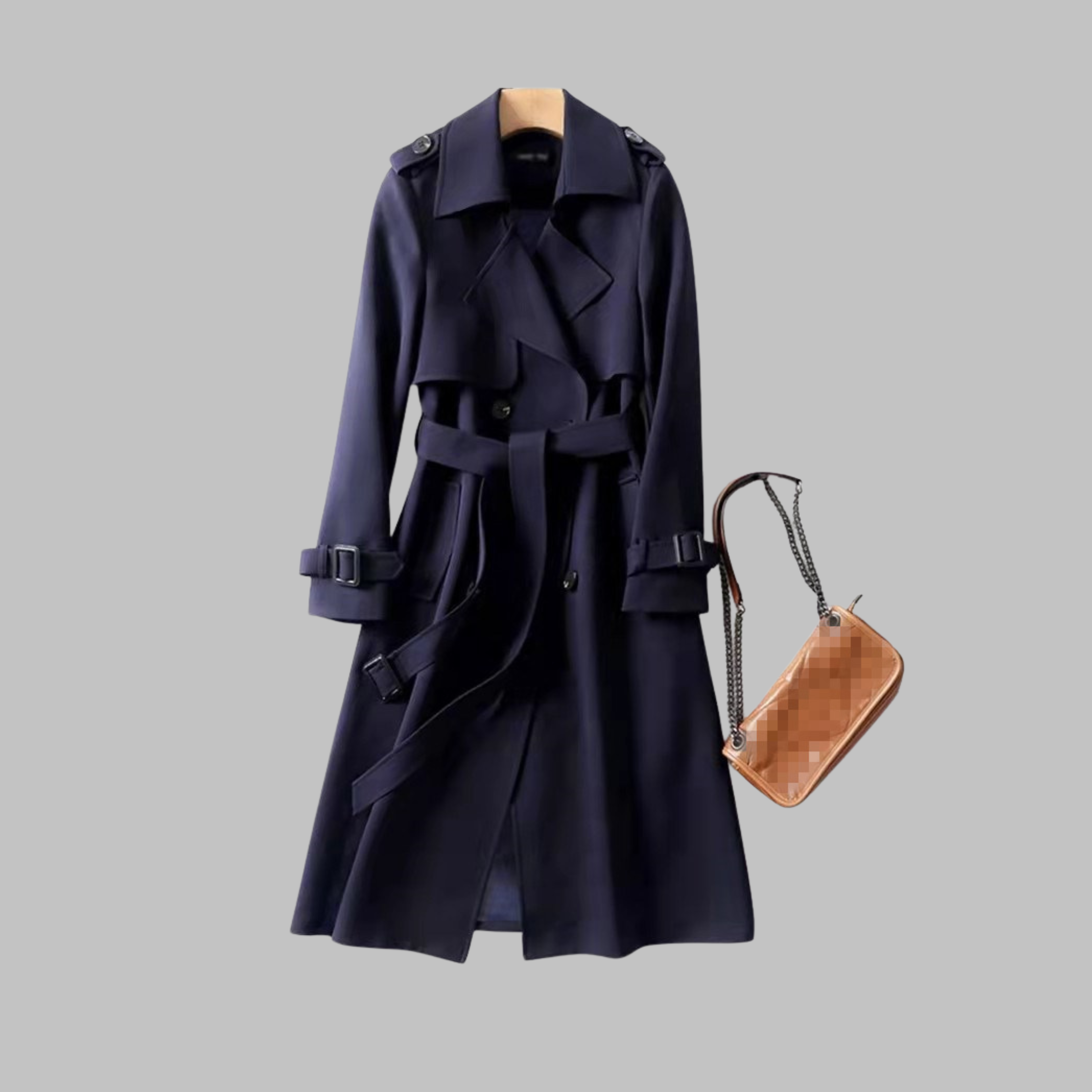 TIA™ - Stylish Knee-Length Relaxed Fit Coat
