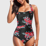 Floral One-Piece Swimsuit - Wanda Beach Collection