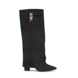 SARAHT - 4-Inch Suede Long Heels