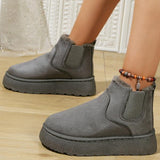 LUCYT - Insulated High-Top Snow Boots with Thick Sole