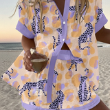 Scarlett - Leopard Print Two-Piece Set