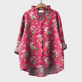 Violet & Pink Patterned Blouse