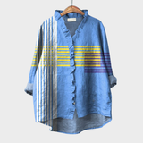 Billie - Blueprint Pattern Blouse