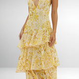 Coolangatta - Floral Deep V Dress