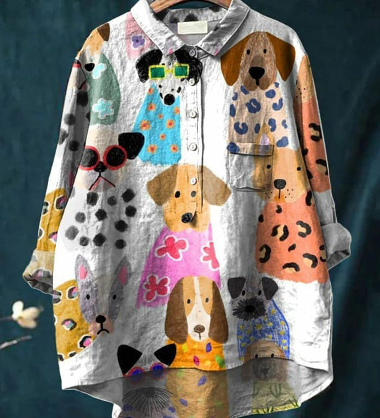 Quimmy - Artistic Dog Graphic Tee