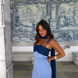 Airlie - Azure Elegance Dress