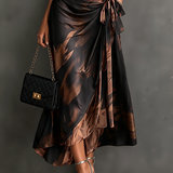 Marielle - Wrap Dress with Abstract Print