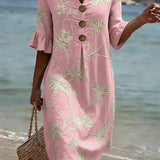 Floral Print Casual Dress for Women