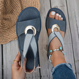 Indira – Comfortable Flat Buckle Sandals