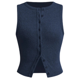 Kylie - Timeless Ribbed Casual Crop Tee