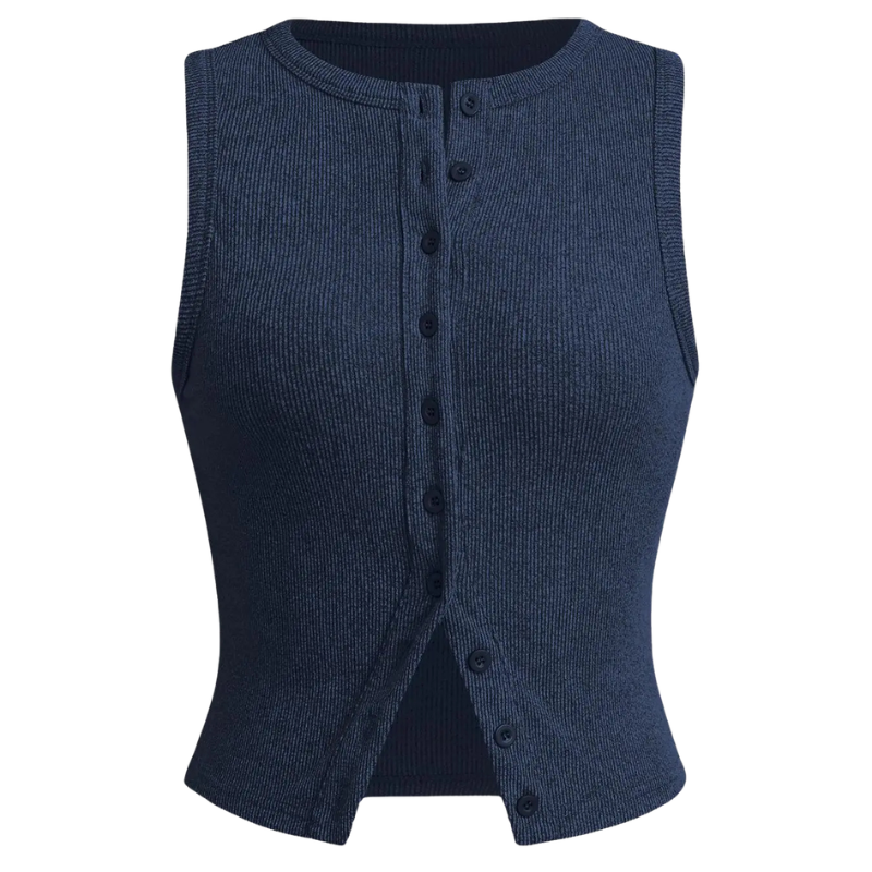 Kylie - Timeless Ribbed Casual Crop Tee