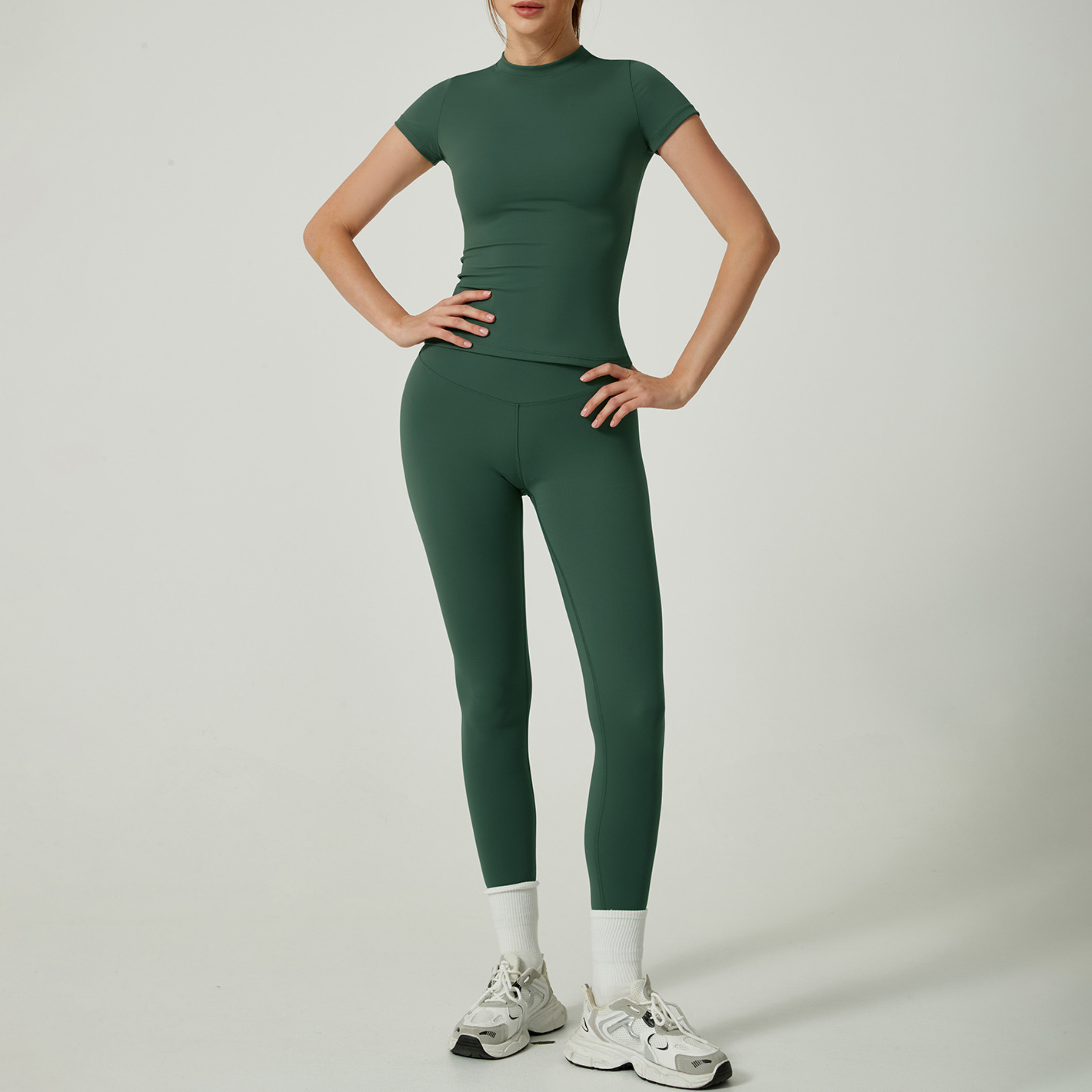 UBE™ - Relaxed Plain Top and Leggings Lounge Set