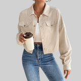 ESTRELLA™ – Timeless Collared Button-Up Jacket