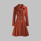 DAMI™ - Elegant Double Button Long Sleeve Coat
