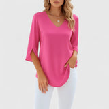 Violetta | Elegant V-Neck Blouse