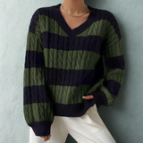 MORTA™ - Cozy V-Neck Long Sleeve Knit Sweater