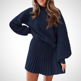 LOUISA™ - Chic Ribbed Knit Two-Piece Set for Fall