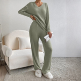 ENLINST - V-Neck Long Sleeve Top