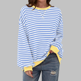 LUKA™ - Striped Long Sleeve Round Neck Casual Shirt