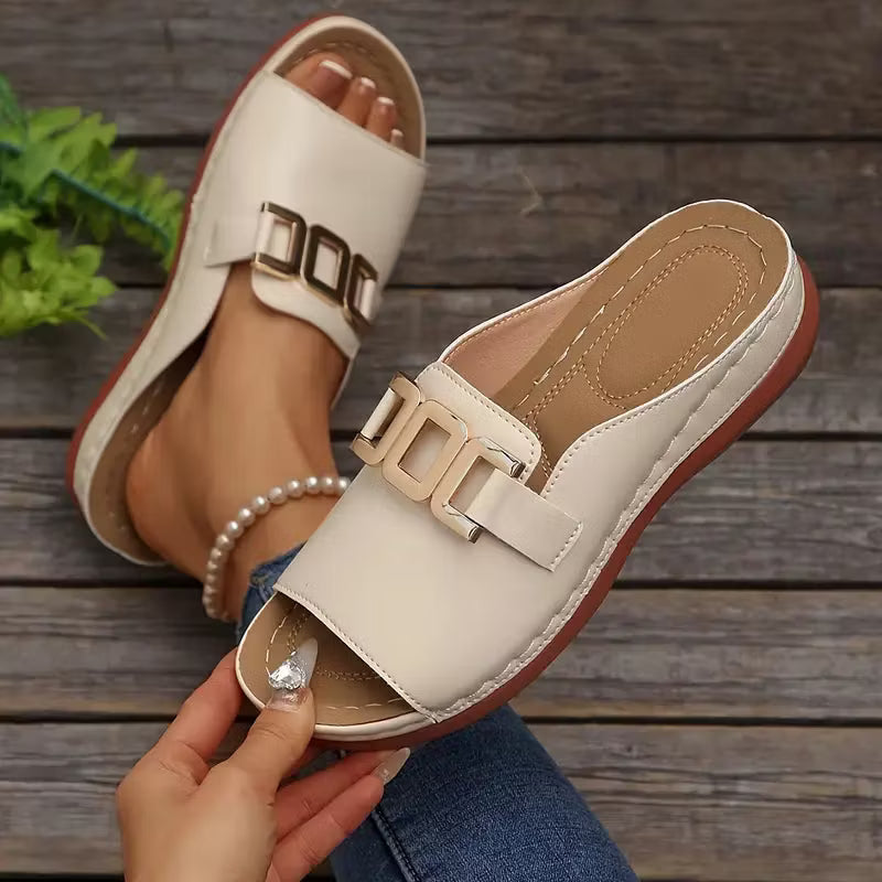 Faye – Comfort Orthopedic Wedge Sandals