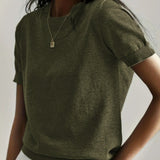 Tally - Relaxed Fit Short Sleeve Crew Neck Tee