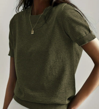 Tally - Relaxed Fit Short Sleeve Crew Neck Tee