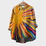 Mia - Colorful Patterned Blouse