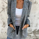 LUCINDA™ - Timeless Plaid Blazer