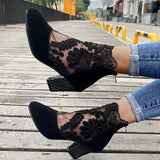 JOLIE™ - Elegant Lace-Up Heeled Boots