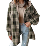TALLULAH™ - Cozy Hooded Plaid Jacket with Relaxed Fit