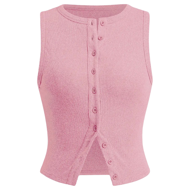 Kylie - Timeless Ribbed Casual Crop Tee