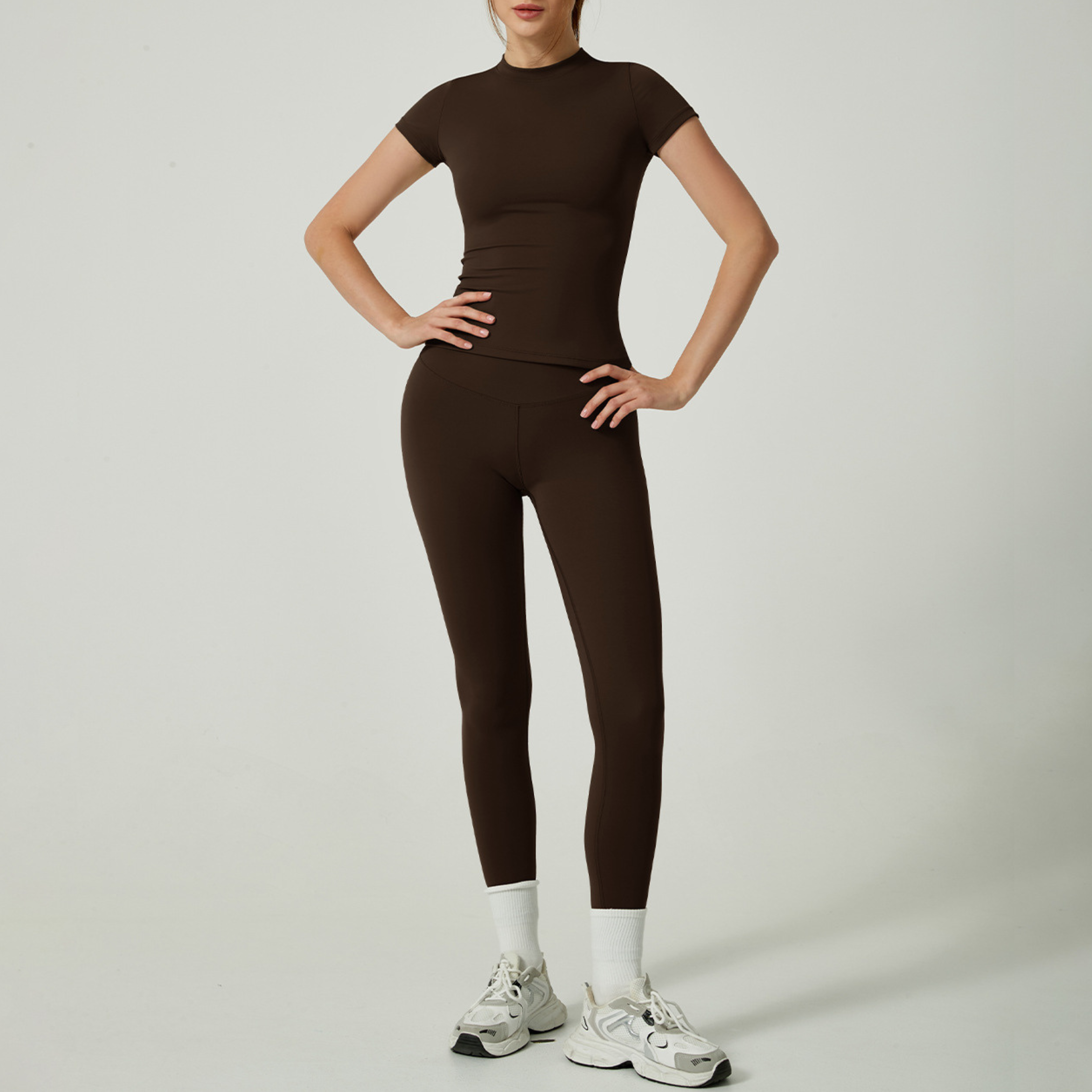 UBE™ - Relaxed Plain Top and Leggings Lounge Set