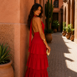 Bronte - Scarlet Wrap Dress
