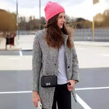 AMARA™ | Elegant Long Wool Coat