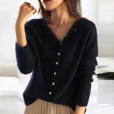 ANAIS™ | Elegant Button-Up Sweater