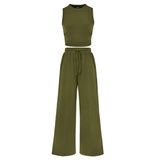 REINA™ – Sleeveless Ribbed Knit Lounge Set