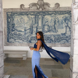 Airlie - Azure Elegance Dress