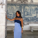 Airlie - Azure Elegance Dress