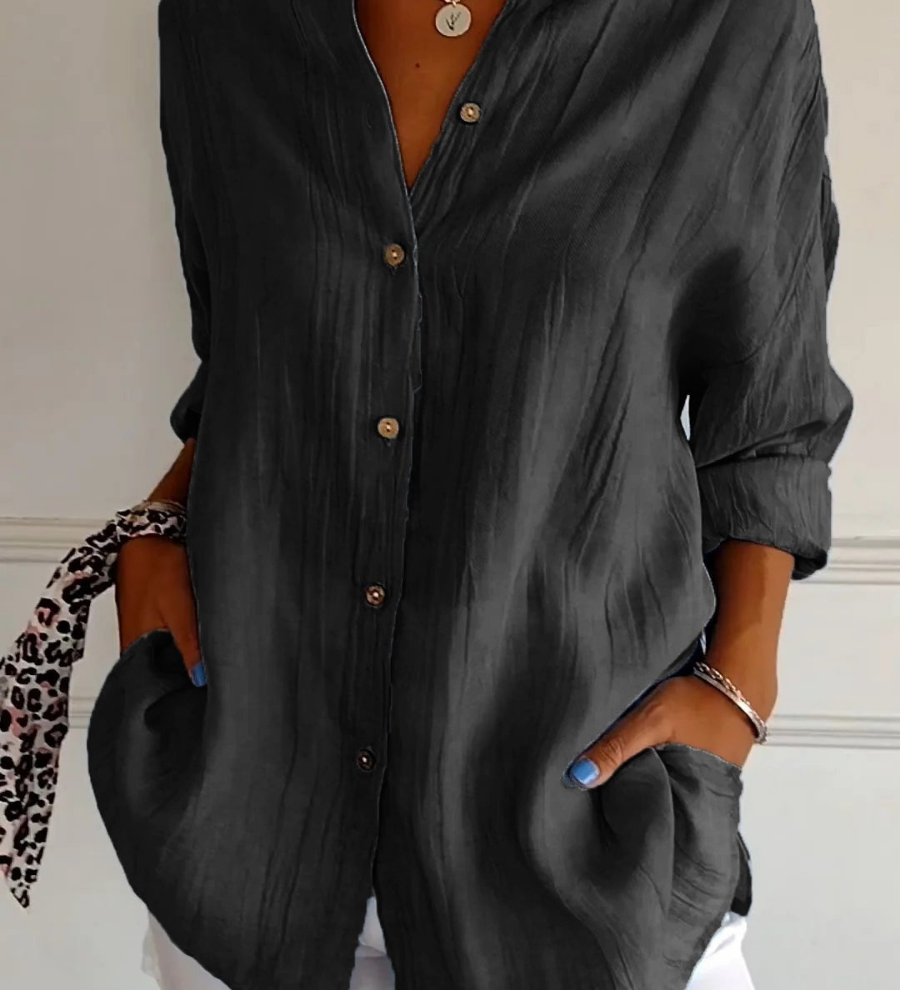 Bea - Relaxed Fit Button-Up Shirt